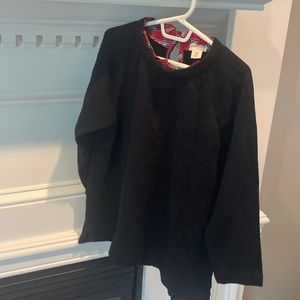 Girls crewcuts by JCrew size 12 ruffle top sweater.